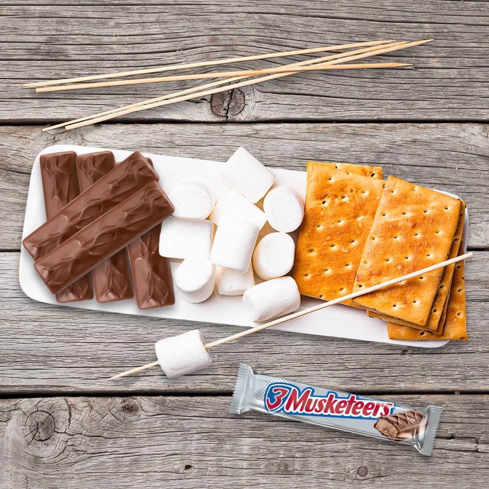 3 MUSKETEERS Milk Chocolate Candy Bars - Full Size Chocolate Bars, 1.92 oz Candy Bar (Pack of 36) Bulk Box - Image 5