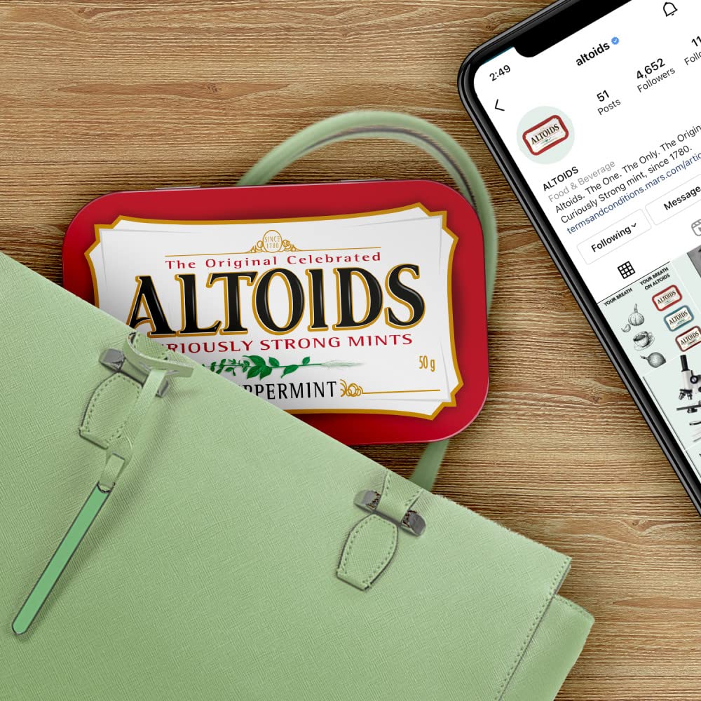 Altoids Classic Peppermint Breath Mints, 1.76 Ounce (Pack of 12) - Image 6