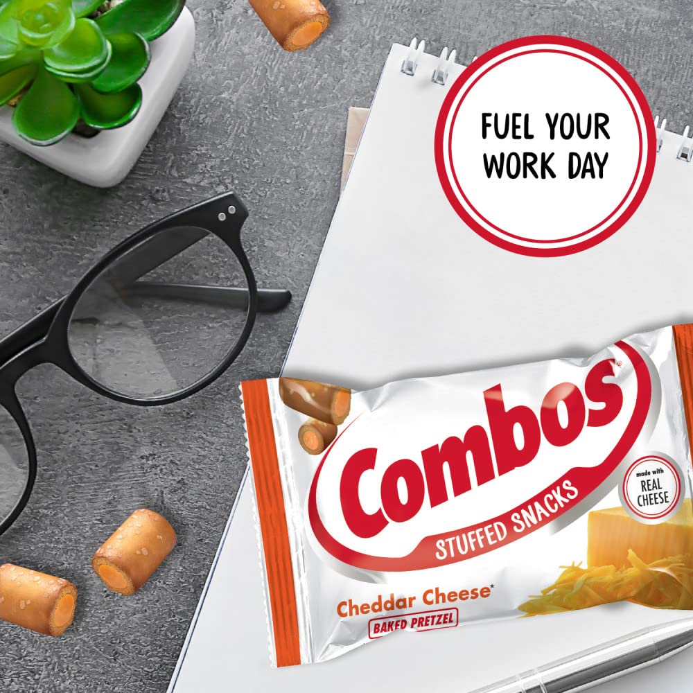 COMBOS Cheddar Cheese and Pretzels Snack Bags 1.8 Ounce, Pack of 18, Baked Pretzel and Cheese Snacks COMBOS Bulk Box - Image 4