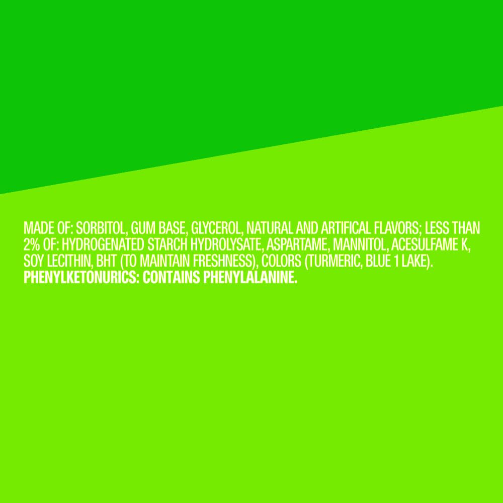 Extra Gum Spearmint Sugarfree Gum Bulk, Individually Wrapped, Perfect for Long Lasting Fresh Breath at School, Work & Travel 15 Count, Pack of 10 - Image 3