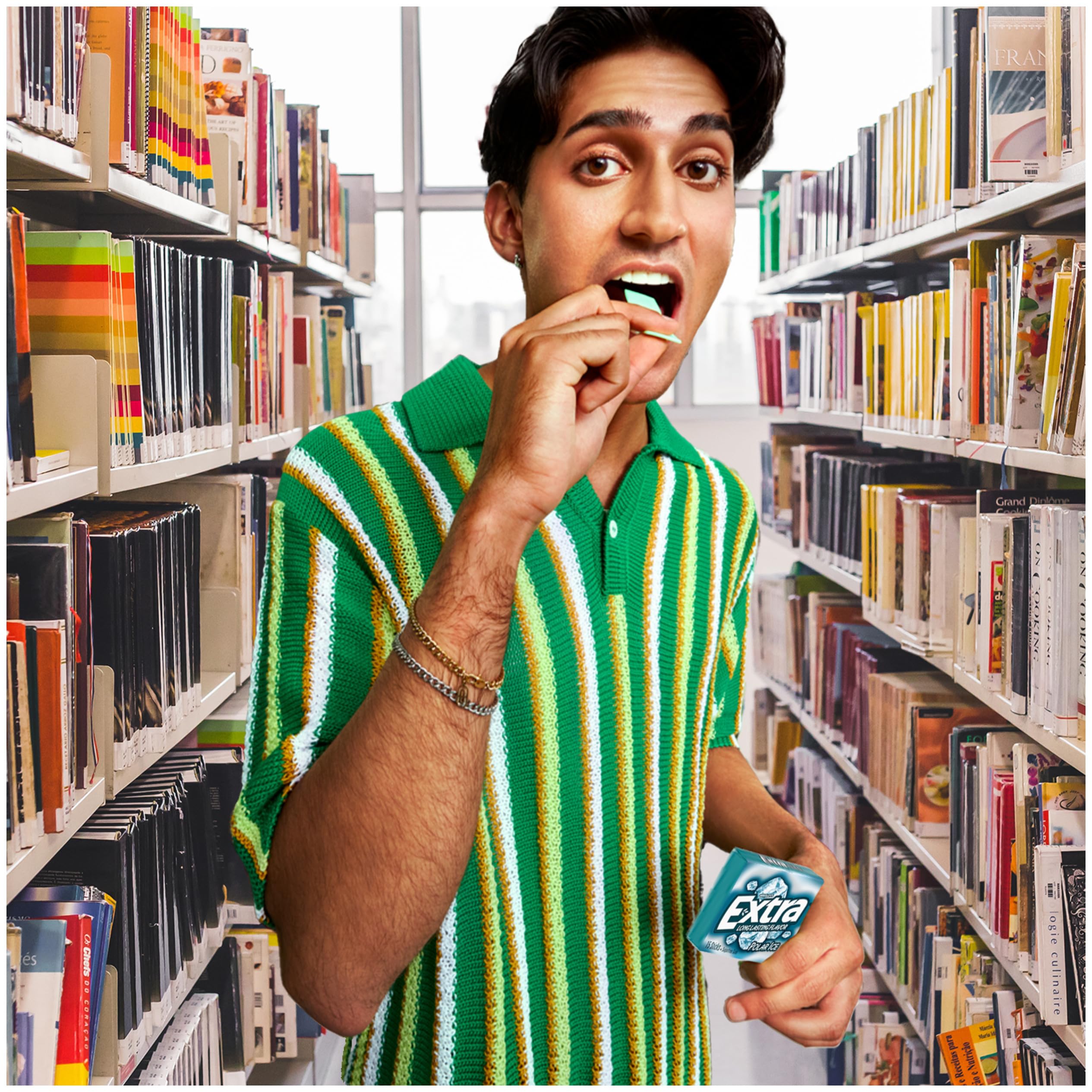 EXTRA Polar Ice Gum Sugar-Free, 8 Ct/Box, Pack of 6 (48 Count Total), Bulk Mint Gum - Image 7