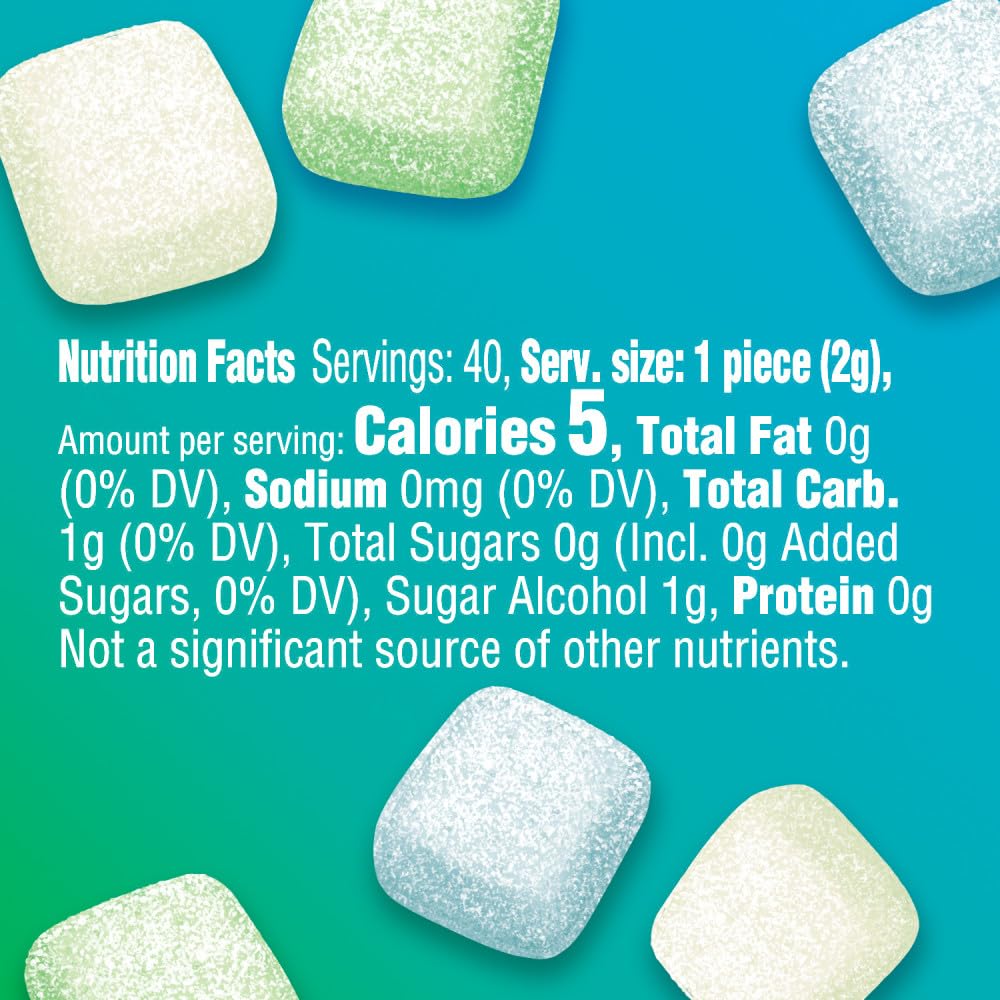 EXTRA Refreshers Mint Mix Gum, 3.21-Ounce 40-Piece Bottle (Pack of 6) - Image 8