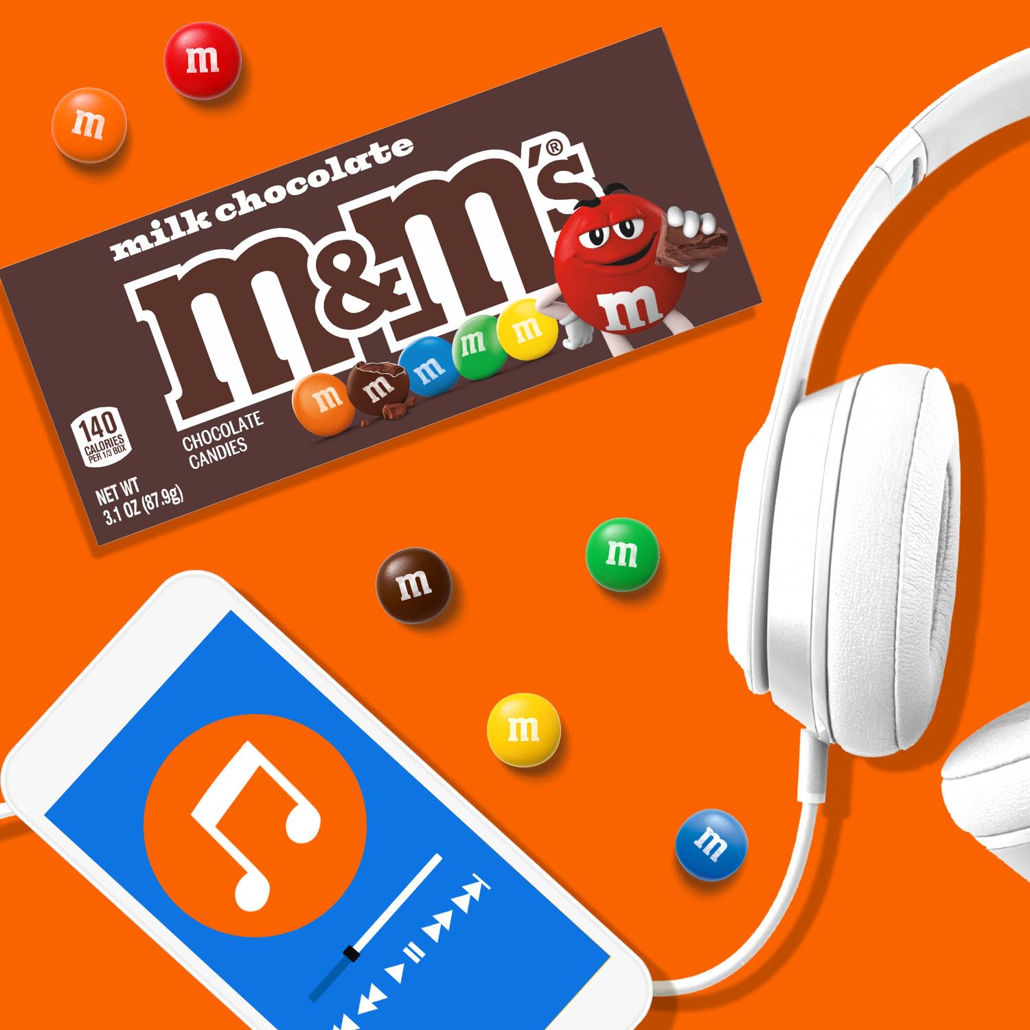 M&M'S Milk Chocolate Candy Movie Theater Box, 3.10 Ounce (Pack of 12) - Image 4