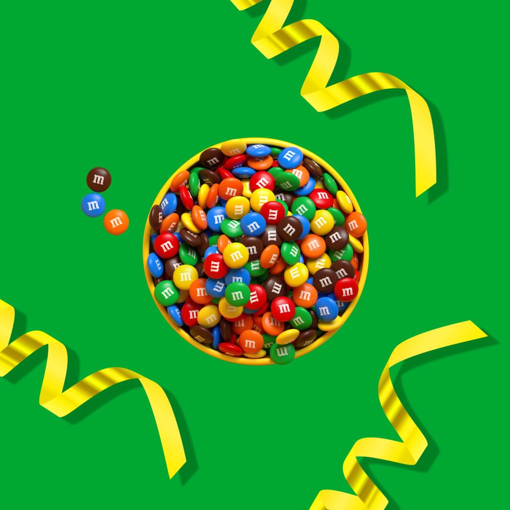 M&M'S Minis Peanut Butter Candy, Family Size, 15 Oz Bulk Resealable Bag (Pack of 2) - Image 6