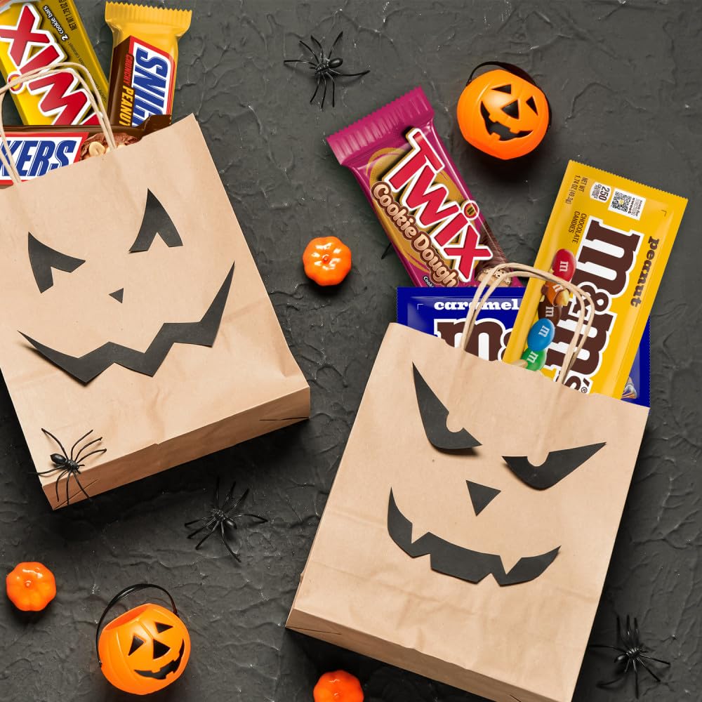 Mars M&M's Peanut, M&M's Caramel, Snickers Original, Peanut Butter Squared, Twix Cookie Dough Variety Pack Full Size Individually Wrapped Milk Chocolate Candy Bars, 18 Ct - Image 6