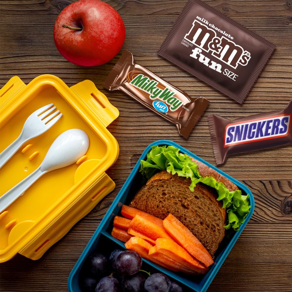 Mars Snickers, M&M'S Milk Chocolate, Milky Way & Twix Fun Size Chocolate Candy Variety Pack, 75 Ct Bulk Bag (2.73 Pounds) - Image 7