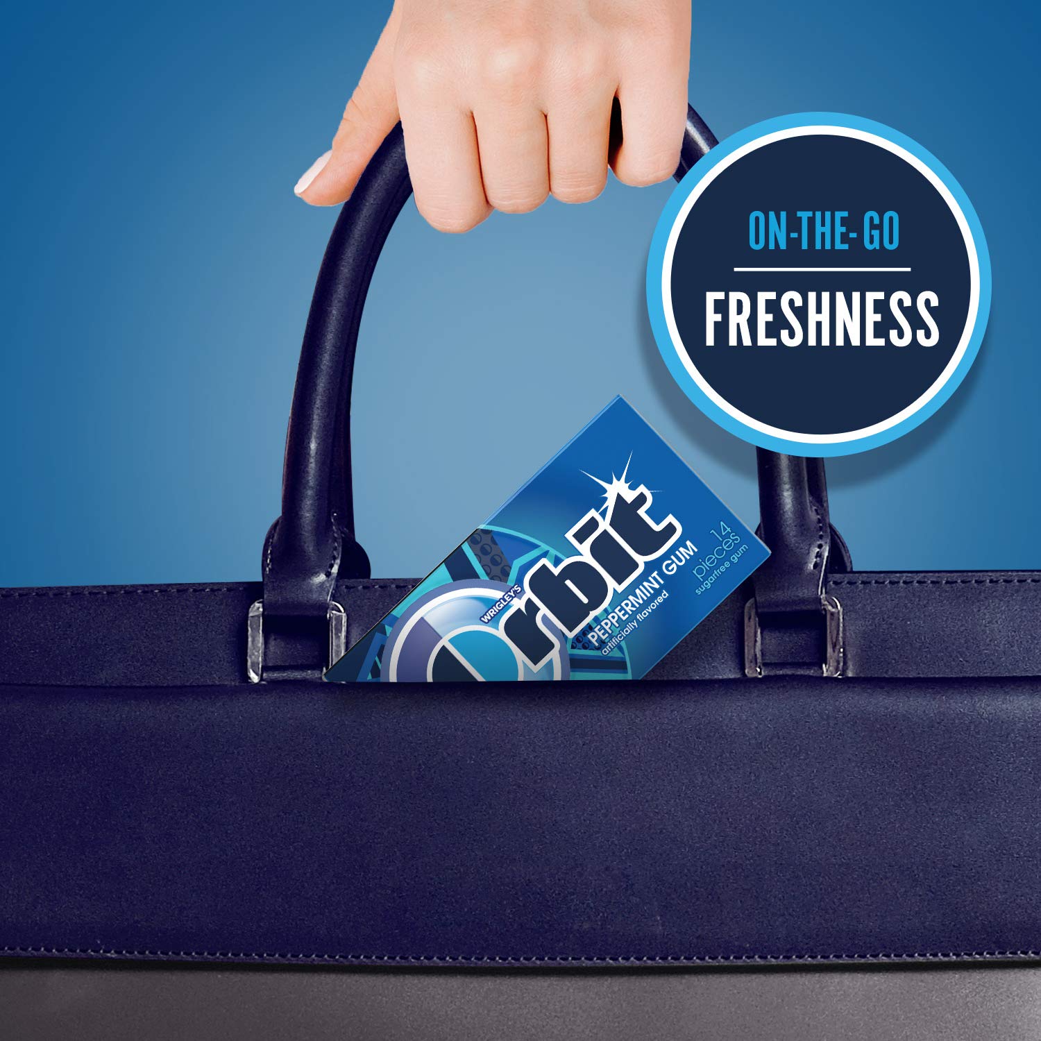 ORBIT Peppermint Sugar Free Gum Individually Wrapped, Bulk Packs of Gum, 12 Packs of 14-Pieces (168 Total Pieces) - Image 7