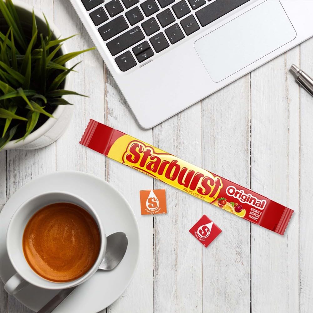 STARBURST Original & FaveRed and SKITTLES Original, Wild Berry, Sour and Tropical Chewy Candy Full Size Travel Essentials Variety Pack, 30 Count Bulk Box - Image 7