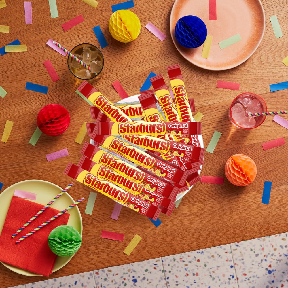 STARBURST Original Full Size Fruit Chews Candy Bulk, Chewy Candy for Parties, 2.07 oz (36 Single Packs) - Image 9