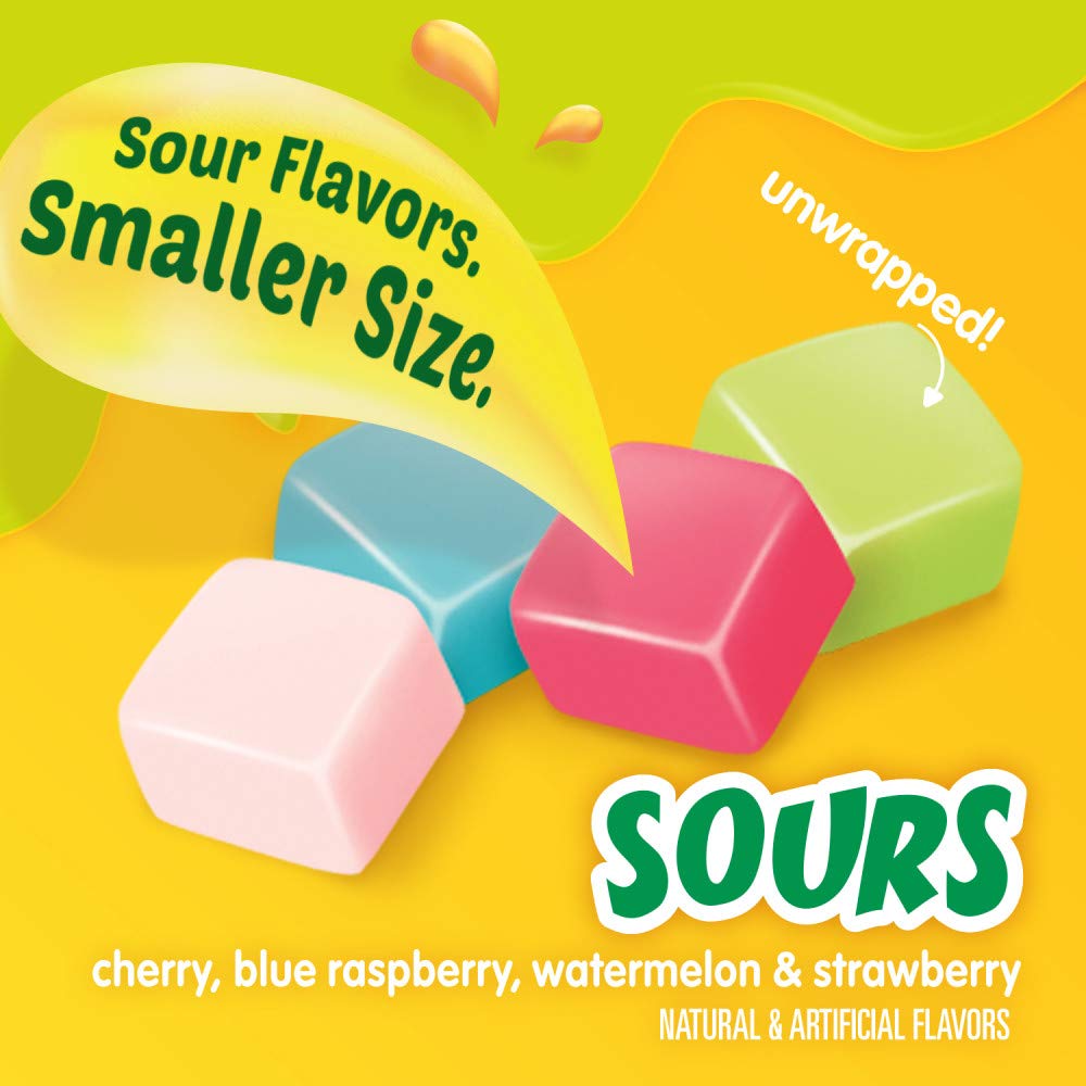 Starburst Sour Candy Minis Fruit Chews, 24 x 1.85 oz, Cherry, Blue Raspberry, Watermelon, and Strawberry Sour Fruity Candies - Image 3
