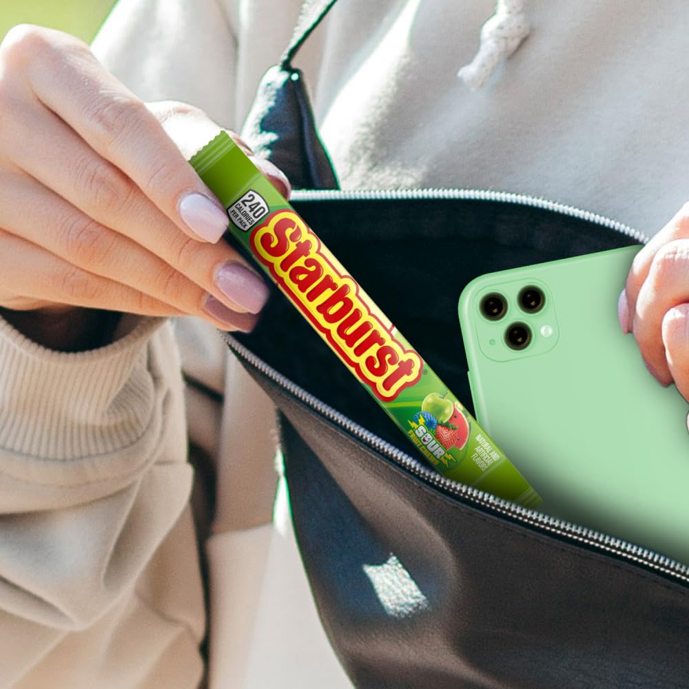 STARBURST Sour Chewy Candy Individually Wrapped Tart Fruit Chew, Share Size, 2.07 Oz Pack, 24 Count - Image 6