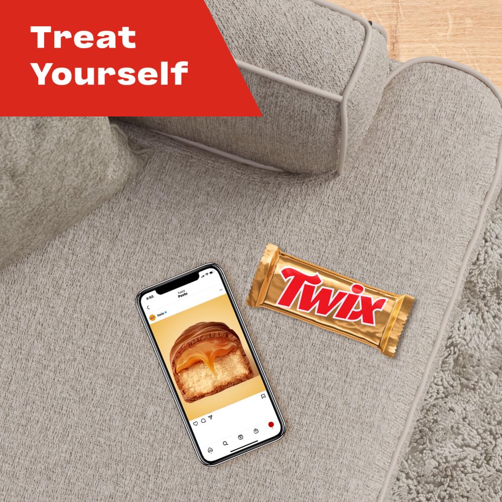 TWIX Bulk Chocolate Candy Individually Wrapped, Full Size, Caramel Chocolate Cookie Candy Bar, Perfect for Snacks, Parites, Goodie Bags, Holidays 36-Count Box - Image 8