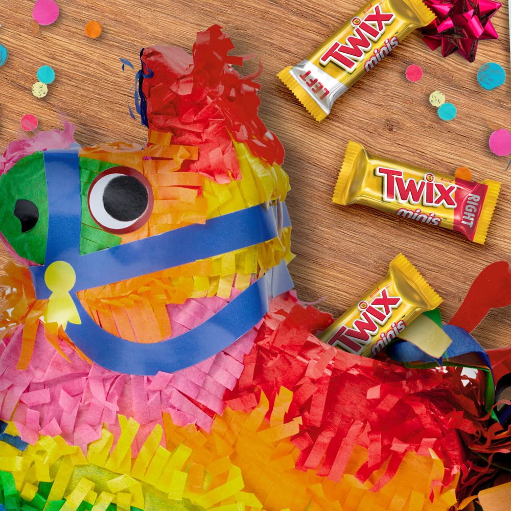 TWIX Caramel Minis Size Chocolate Cookie Bar Candy Bag, 35.6 oz, 95 pieces - Image 7